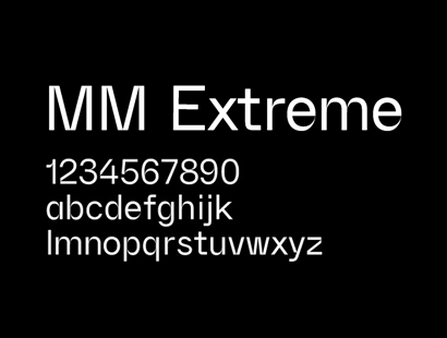MM Extreme | 免费商用英文字体下载