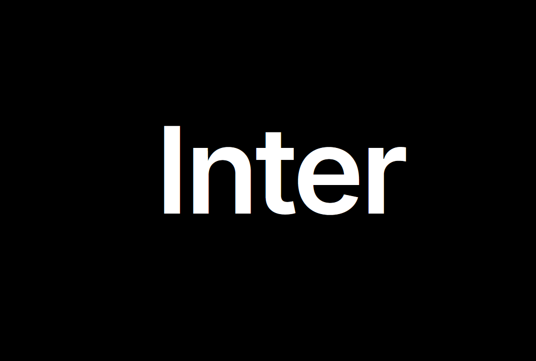 开源字体 | Inter 免费商用可变英文体下载