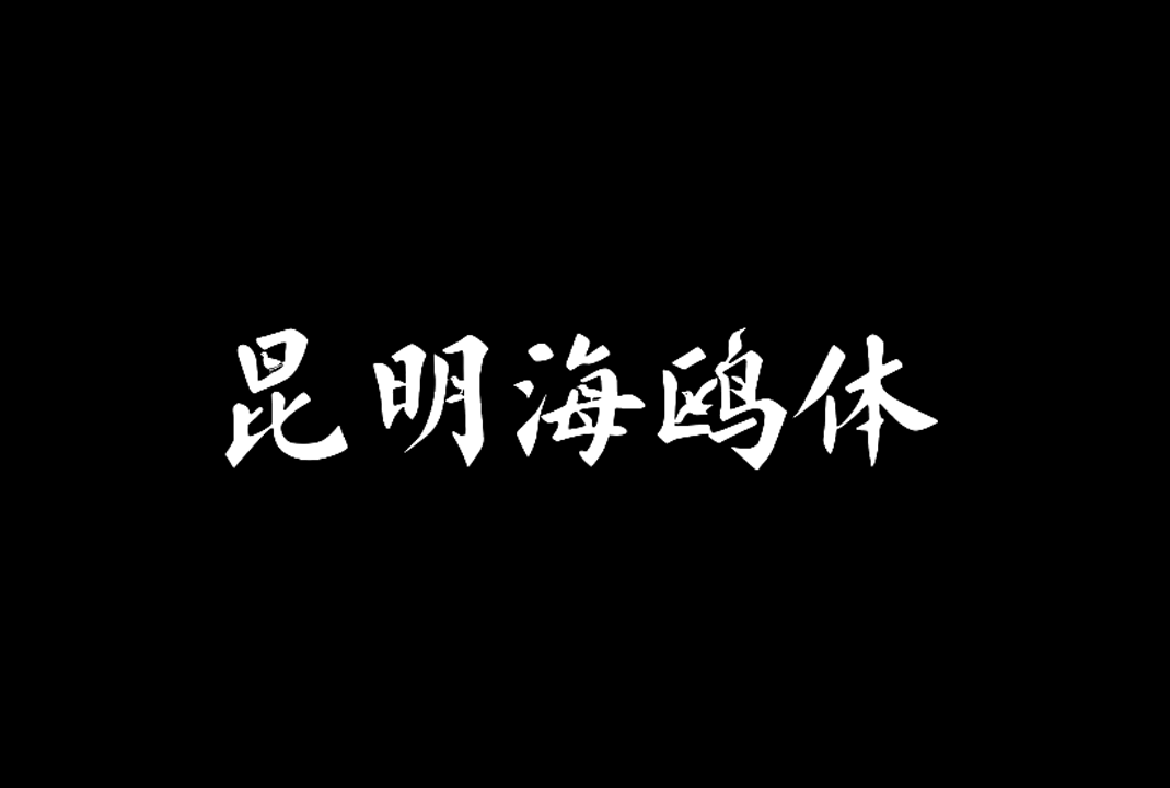 昆明海鸥体_中文免费字体_免费商用字体下载_shejidt