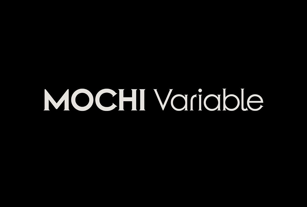 MOCHI Variable 免费商用可变英文字体下载